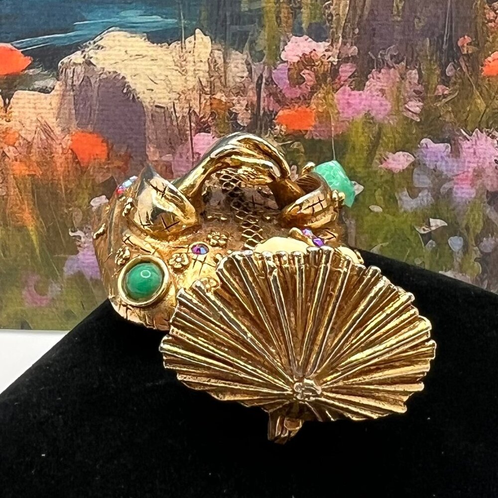 HAR Laughing Buddha Brooch - 1960 - Picture 4 of 7